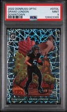 2022 Panini Donruss Optic Downtown Drake London #DT-DL card