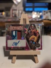 2022 Panini Legacy Futures Patch Autographs Drake London #FP-DL card