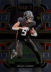 2023 Panini Select Base Set Drake London #6 card