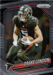 2025 Panini Prizm Base Set Drake London #198 card