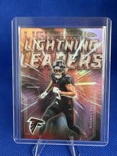 2025 Topps Chrome Lightning Leaders Drake London #LL-14 card
