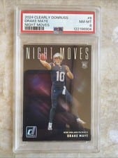 2024 Clearly Donruss Night Moves Drake Maye #6 card