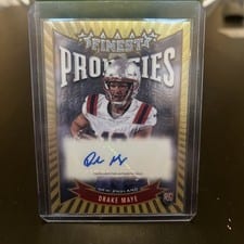 2024 Finest Prodigies Autographs Drake Maye #P-DM card