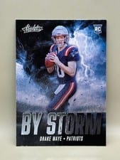 2024 Panini Absolute By Storm Drake Maye #BS-DME card