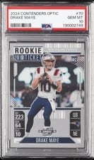 2024 Panini Contenders Optic Base Set Drake Maye #70 card