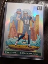 Drake Maye 2024 Panini Donruss Oversized Downtown card