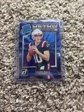 2024 Panini Donruss Rated Rookies Retro Drake Maye #16 card