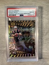 2024 Panini Illusions Base Set Drake Maye #59 card