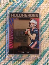 Drake Maye 2024 Panini Illusions HoloHeroes Rookies card