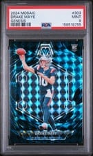 2024 Panini Mosaic Drake Maye #303 card