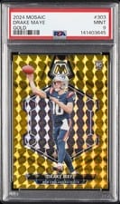 2024 Panini Mosaic Drake Maye #303 card