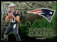 2024 Panini Mosaic Capital Gains Mosaic Drake Maye #21 card