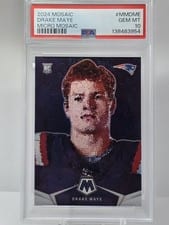 2024 Panini Mosaic Micro Mosaic Drake Maye #MM-DME card