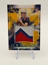 2024 Panini Origins Future Fabrics Drake Maye #FF-DMA card
