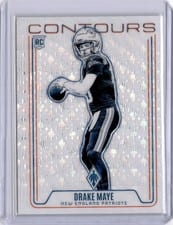 2024 Panini Phoenix Contours Drake Maye Wave #CON-DME