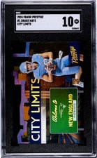 2024 Panini Prestige City Limits Drake Maye #1 card