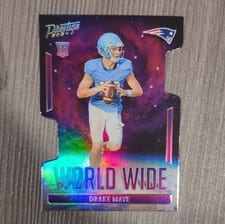 2024 Panini Prestige World Wide Drake Maye #WW-DME card