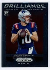 2024 Panini Prizm Deca Brilliance Drake Maye #19 card