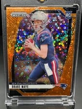 Drake Maye 2024 Panini Prizm No Huddle card