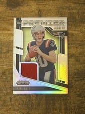 2024 Panini Prizm Premier Jersey Drake Maye #PJ-DME card