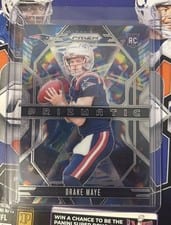 2024 Panini Prizm Prizmatic Drake Maye #2 card