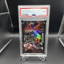 2024 Panini Prizm Profiles Drake Maye #6 card