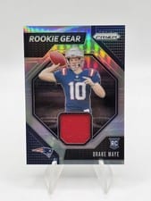 2024 Panini Prizm Rookie Gear Drake Maye #RG-DME card