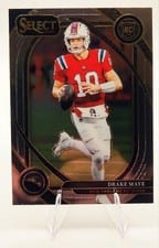 2024 Panini Select Certified Rookie Drake Maye #3 card