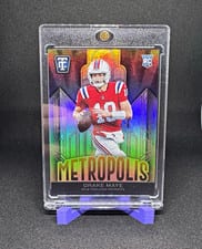 2024 Panini Totally Certified Metropolis Mirror Drake Maye #15 card