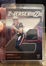 2024 Panini Zenith Z Jersey Drake Maye #ZJ2 card