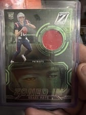 2024 Panini Zenith Zoned In Drake Maye #ZI-DME card