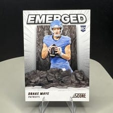 2024 Score Emerged Drake Maye #EM-DME card