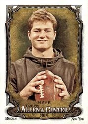 2024 Topps Allen & Ginter Base Set Drake Maye #272 card