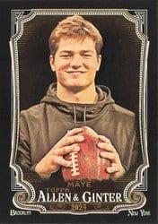 2024 Topps Allen & Ginter X Base Set Drake Maye #272 card