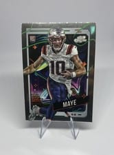 2024 Topps Chrome Cosmic Base Set Drake Maye #162 card