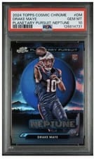 2024 Topps Chrome Cosmic Planetary Pursuit - Neptune Drake Maye #PPN-DM card