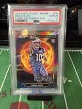 2024 Topps Chrome Cosmic Planetary Pursuit - Sun Drake Maye #PPSU-DM card