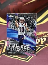 2024 Topps Chrome Finesse Drake Maye #F-2 card