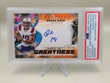 2024 Topps Inception Dawn of Greatness Autographs Drake Maye #DGA-DM card
