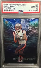 2024 Topps Signature Class Leviathans Drake Maye #L-3 card