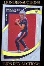 2025 Panini Immaculate Patch Drake Maye #IL-DME card