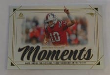 2025 Panini Luminance Moments Drake Maye #12 card