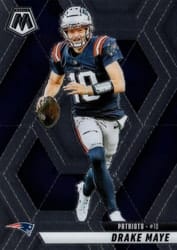 2025 Panini Mosaic Base Set Drake Maye #28 card