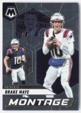 2025 Panini Mosaic Montage Drake Maye #1 card