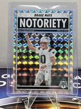 2025 Panini Mosaic Notoriety Drake Maye #3 card