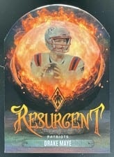 2025 Panini Phoenix Resurgent Snow Globe Drake Maye #17 card