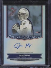 2025 Topps Signature Class Supreme Signers Drake Maye #SS-DM card