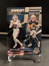 2025 Panini Mosaic Carbon Copy Drake Maye / Josh Allen #CCO-14 card