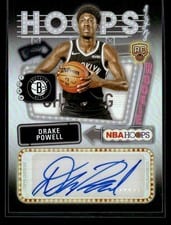 2025-26 NBA Hoops Hoops Rookie First Signs Drake Powell #HFS-DP card