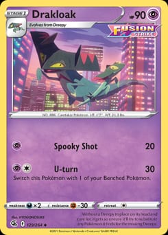 Fusion Strike Drakloak #129 card